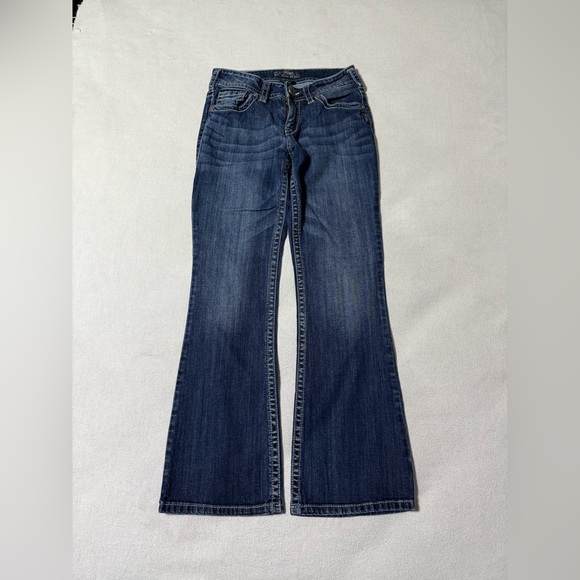 Silver Jeans Denim - Silver Suki Jeans Womens 27x28 Blue Bootcut Low Rise Stretch Denim
